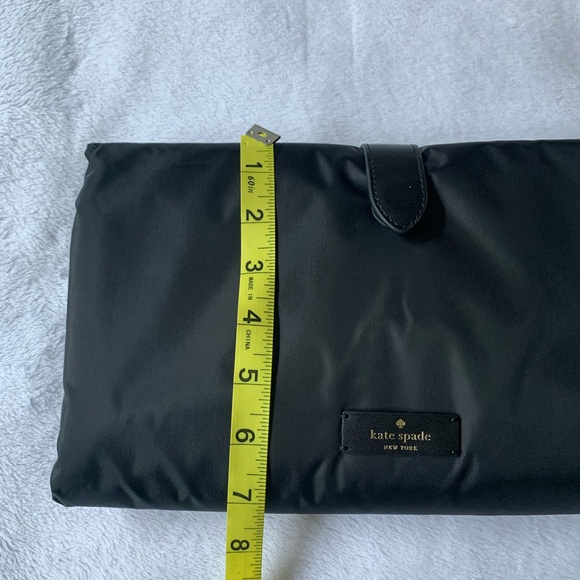 KATE SPADE black diaper nylon changing pad NWOT+++ - Picture 12 of 12